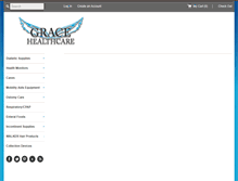 Tablet Screenshot of gracehealthcare.net